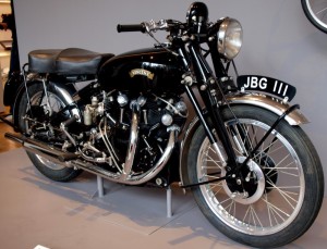 Vincent Rapide 1950s British classic motorcycle