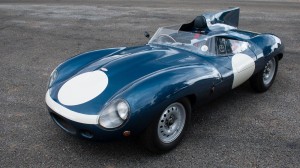 Jaguar D-Type 1950s British classic sports racing car