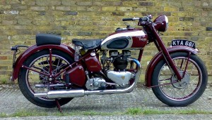 Triumph Speed Twin 1930s British classic motorcycle