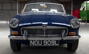 MGB 1960s British classic sports car